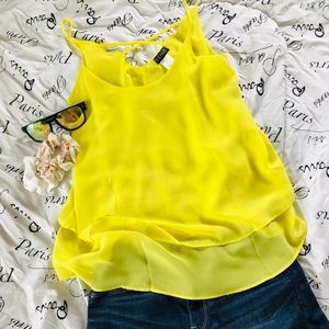 venus yellow tank top